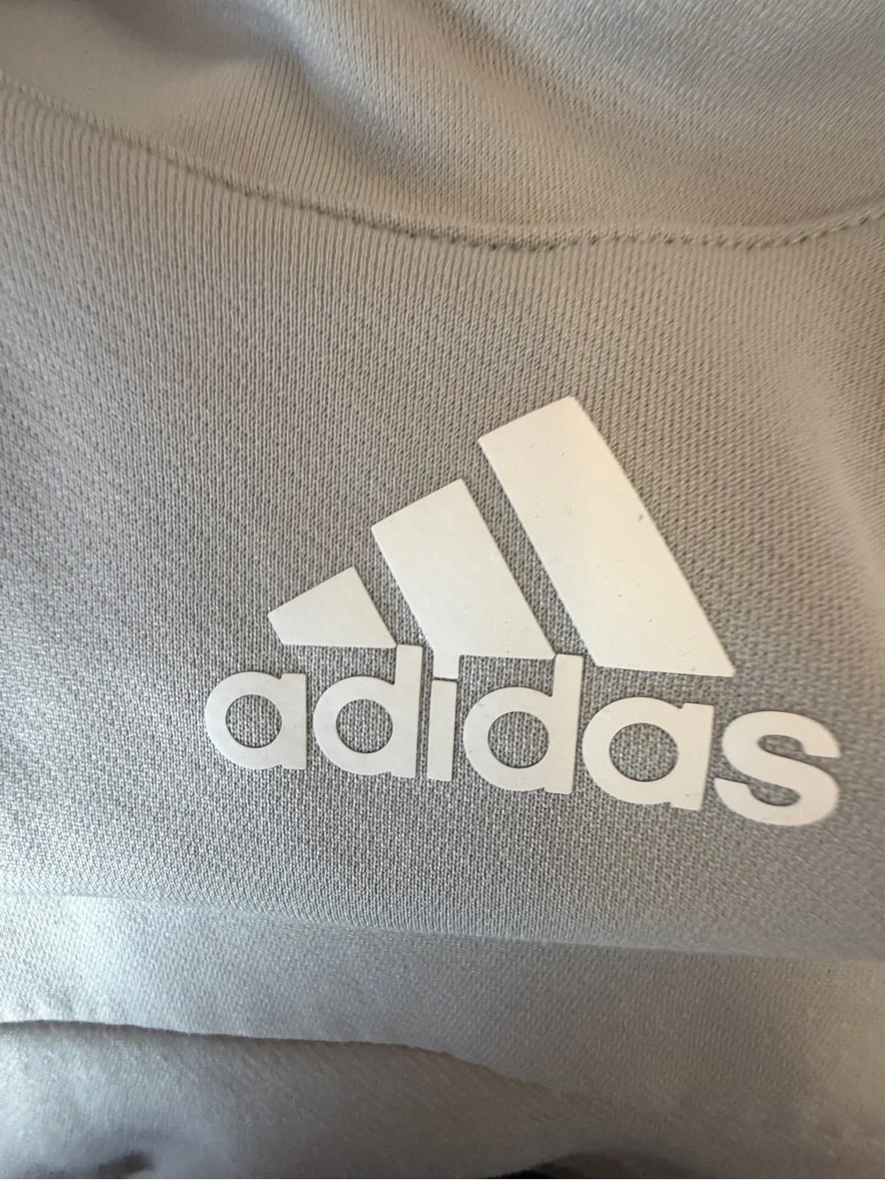 adidas Men's Light Gray Hoodie with Cowboys Graphic 2XLT